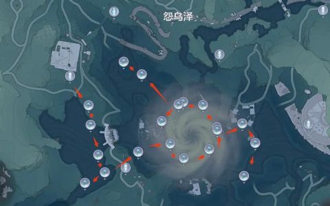 鸣潮最新开荒资源路线，5分钟速刷全地图采集点