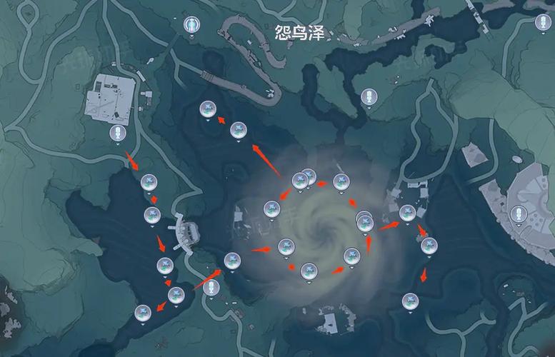 鸣潮最新开荒资源路线,5分钟速刷全地图采集点-1 鸣潮最新开荒资源路线,5分钟速刷全地图采集点-1